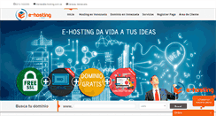 Desktop Screenshot of e-hosting.com.ve